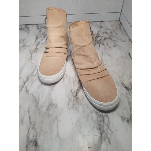 Sperry Shoes Slouchy Suede and Fabric Sneaker Boots Sze  7 - Picture 2 of 11